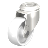 Stainless Steel Nylon Caster, Swivel, 3-1/8" (79.5 mm) Dia., 265 lbs. (120 kg.) Capacity Equipex