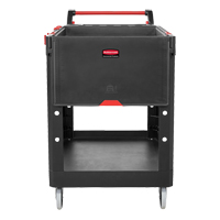 Chariot utilitaire robuste et polyvalent, 2 tiers, 25-1/5" x 36" x 51-1/2", Capacit&eacute; 500 lb Equipex