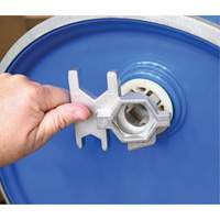 Cl&eacute; pour baril, Ouverture de 3/4"/2", Poign&eacute;e 9-1/2", Acier inoxydable Equipex