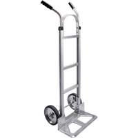 Knocked Down Hand Truck, Dual Handle, Aluminum, 50-5/8" Height, 500 lbs. Capacity Equipex
