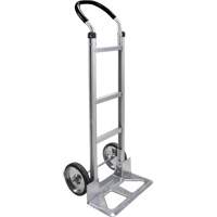Knocked Down Hand Truck, Continuous Handle, Aluminum, 49-5/8" Height, 500 lbs. Capacity Equipex
