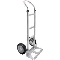 Knocked Down Hand Truck, Continuous Handle, Aluminum, 49-5/8" Height, 500 lbs. Capacity Equipex