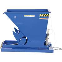 Conteneur autobasculeur, Acier, 1/3 vg³, Bleu Equipex