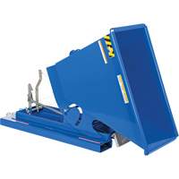 Conteneur autobasculeur, Acier, 1/3 vg³, Bleu Equipex