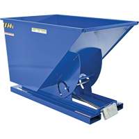 Conteneur autobasculeur, Acier, 1 vg³, Bleu Equipex
