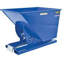 Conteneur autobasculeur, Acier, 1 vg³, Bleu Equipex