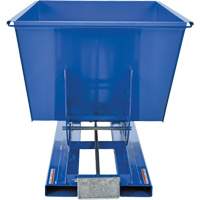 Conteneur autobasculeur, Acier, 1 vg³, Bleu Equipex