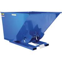 Conteneur autobasculeur, Acier, 2-1/2 vg³, Bleu Equipex