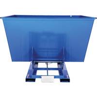 Conteneur autobasculeur, Acier, 2-1/2 vg³, Bleu Equipex