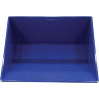 Conteneur autobasculeur, Acier, 3 vg³, Bleu Equipex