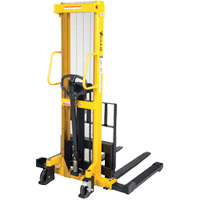 Gerbeur hydraulique manuel, Fonctionnement Pompe manuelle, Capacit&eacute; 2000 lb, Lev&eacute;e max 35" Equipex