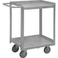Chariot avec tablettes de calibre industriel, 2 Tiers, 24-1/8" la x 35" h x 42" p, Capacit&eacute; 1200 lb Equipex