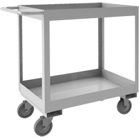 Chariot avec tablettes de calibre industriel, 2 Tiers, 16" la x 34" h x 36-7/16" p, Capacit&eacute; 600 lb Equipex