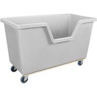 Easy Access Box Truck, Polyethylene, 63" L x 34-1/4" W x 38-1/2" H, 24 cu. ft. Volume, 1200 lbs. Capacity Equipex