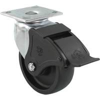 Emaxx RollX Wow Caster, Swivel with Brake, 8" (203.2 mm), Nylon, 1200 lbs. (544.3 kg.) Equipex