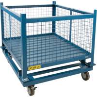 Dolly for Stacking Container, 48.5" W x 40-1/2" D x 10" H, 3000 lbs. Capacity Equipex