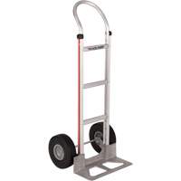 Knocked Down Hand Truck, Continuous Handle, Aluminum, 48" Height, 500 lbs. Capacity Equipex