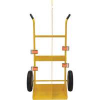 Chariot pour chalumeau et bouteille &agrave; gaz, Roues Rempli de mousse, Base de 23-13/16" la x 22-13/16" lo, 500 lb Equipex