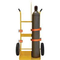 Chariot pour chalumeau et bouteille &agrave; gaz, Roues Rempli de mousse, Base de 23-13/16" la x 22-13/16" lo, 500 lb Equipex