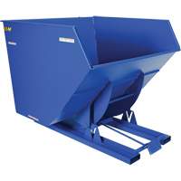 Conteneur autobasculeur, Acier, 4 vg³, Bleu Equipex
