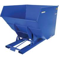 Conteneur autobasculeur, Acier, 4 vg³, Bleu Equipex