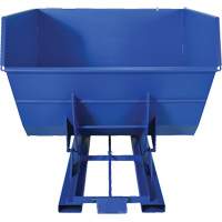 Conteneur autobasculeur, Acier, 4 vg³, Bleu Equipex