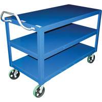 Chariots avec tablettes ergonomiques