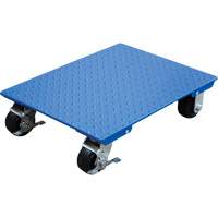 Steel Plate Dolly, 24" W x 30" D x 6" H, 1200 lbs. Capacity Equipex