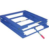 Support de palette ajustable, 42-1/2" lo x 40" la, Capacit&eacute; 5000 lb Equipex