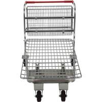 Chariot en treillis emboîtable, Acier, 28-3/4" x 37-1/16" x 59-5/8", Capacit&eacute; 275 lb Equipex