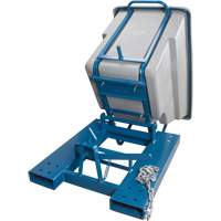 Conteneurs autobasculeurs, Poly&eacute;thyl&egrave;ne, 5/8 vg³, Gris Equipex