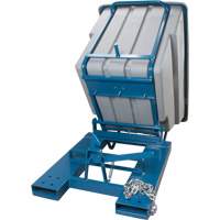 Conteneurs autobasculeurs, Poly&eacute;thyl&egrave;ne, 1-1/10 vg(3), Gris Equipex