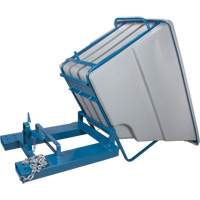 Conteneurs autobasculeurs, Poly&eacute;thyl&egrave;ne, 1-1/10 vg(3), Gris Equipex