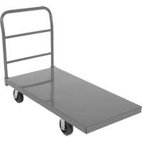 Platform Truck, 48" L x 24" W, 2000 lbs. Capacity, Rubber Casters Equipex