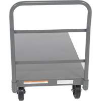 Platform Truck, 48" L x 24" W, 2000 lbs. Capacity, Rubber Casters Equipex