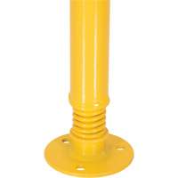 Borne de protection &agrave; ressort, Acier, 42" h x 2-1/8" la, Jaune Equipex
