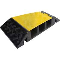 Protecteur de c&acirc;ble tourne-&agrave;-droite robuste Powerhouse, 3 canaux, 12" lo x 19,75" la x 3" h Equipex