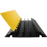 Protecteur de c&acirc;ble droit robuste Powerhouse, 3 canaux, 36" lo x 19,75" la x 3" h Equipex