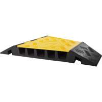 Protecteur de c&acirc;ble tourne-&agrave;-droite robuste Powerhouse, 5 canaux, 12" lo x 19,75" la x 2,25" h Equipex