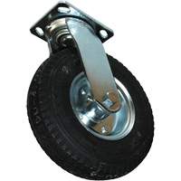 Roulette pneumatique pivotante pour chariot &agrave; plateforme Equipex