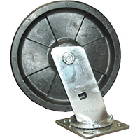 Roulette pivotante pour chariot &agrave; plateforme Equipex