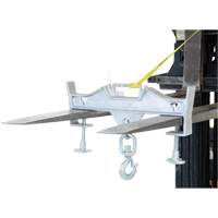 Double Swivel Hoisting Hook, 7-1/4" x  2-1/2" Fork Pocket Equipex