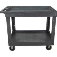 Chariot utilitaire pour l'entretien, 2 tiers, 24-5/8" x 32-1/2" x 40", Capacit&eacute; 550 lb Equipex