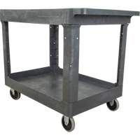 Chariot utilitaire pour l'entretien, 2 tiers, 24-5/8" x 32-1/2" x 40", Capacit&eacute; 550 lb Equipex