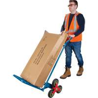 Stair Climbing Hand Truck, Steel Frame, 23-3/4" W x 45-5/8" H, 300 lbs. Capacity Equipex