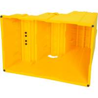 Escabeau industriel, 3 marches, 34-13/16" x 22-7/16" x Hauteur 28-1/2" Equipex