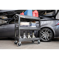 Tub Cart, 3 Tiers, 35-1/4" x 37-1/4" x 18", 375 lbs. Capacity Equipex