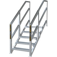 Escalier Smartstairs t&eacute;lescopique &agrave; 3-5 marches en aluminium Equipex