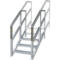 Escalier Smartstairs t&eacute;lescopique &agrave; 3-5 marches en aluminium Equipex