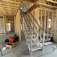 Escalier Smartstairs t&eacute;lescopique &agrave; 3-5 marches en aluminium Equipex